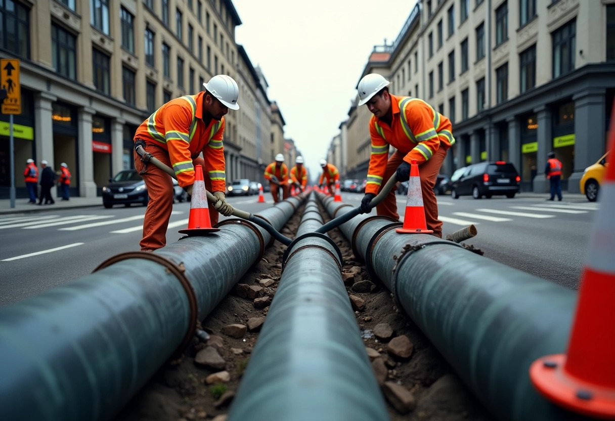 changement des canalisations : les responsables et le processus - plombier  travaux